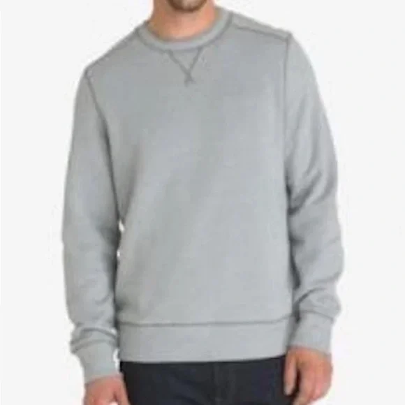 G.H. Bass & Co. Men's Light Gray Crewneck Sweater - Picture 1 of 6